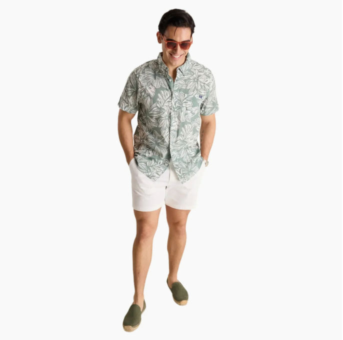 Chubbies M SS Friday Shirt THE GARDEN STATE