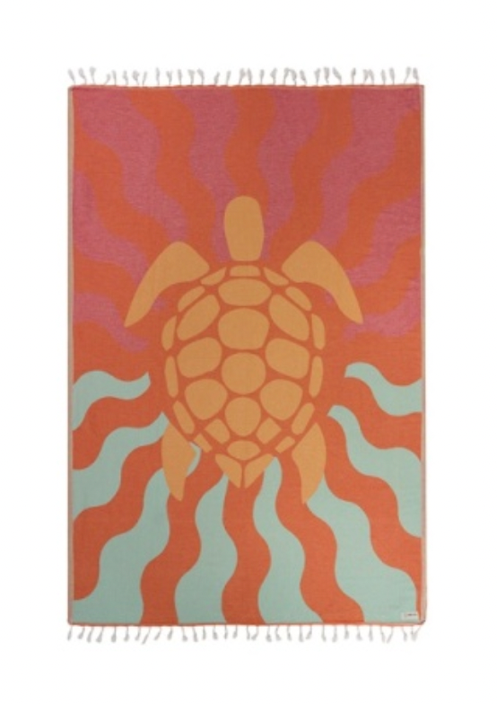 Sand Cloud Sunset Turtle Beach Towel MULTI - LG