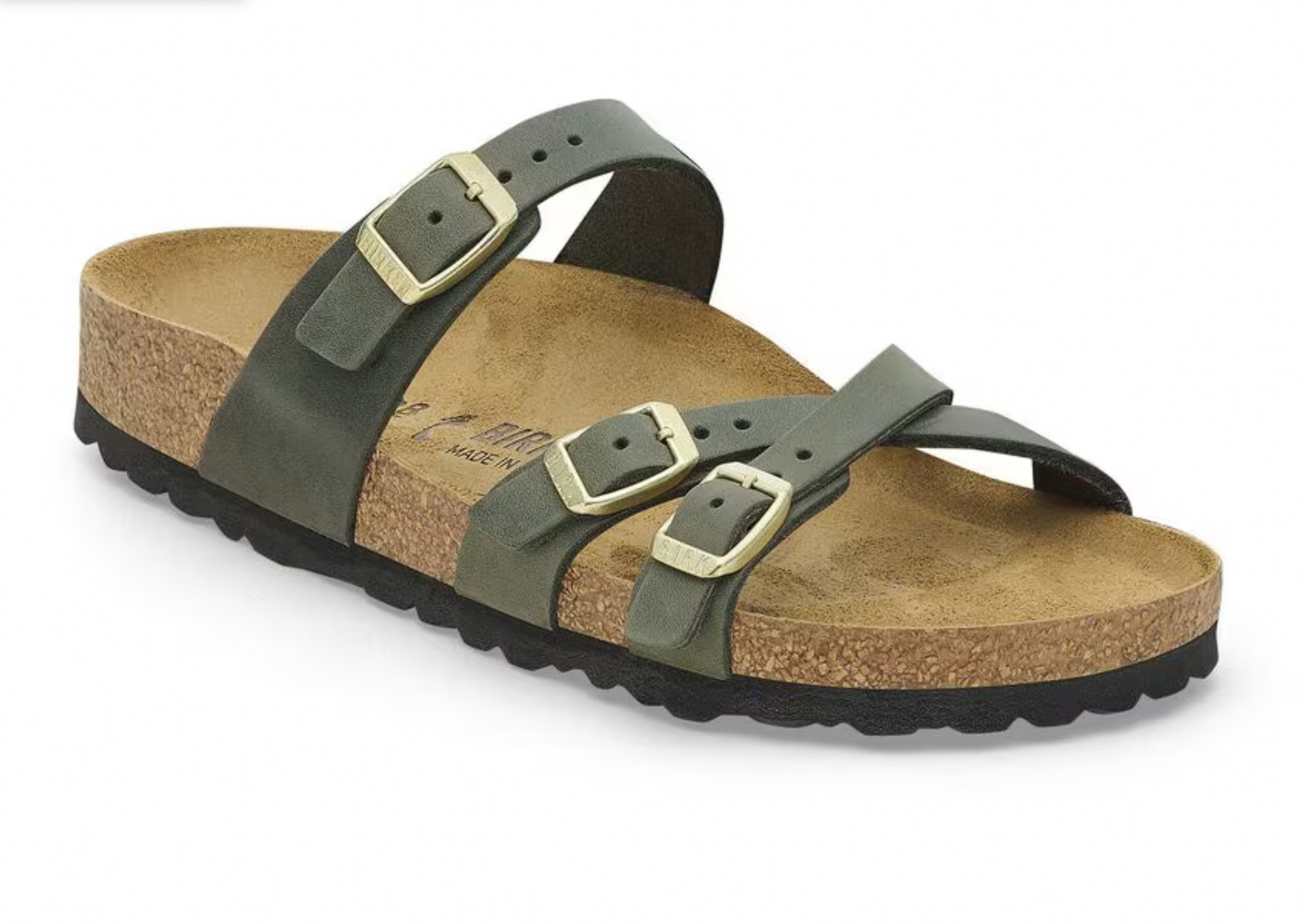 Birkenstock W Franca Oiled Leather THYME - REGULAR