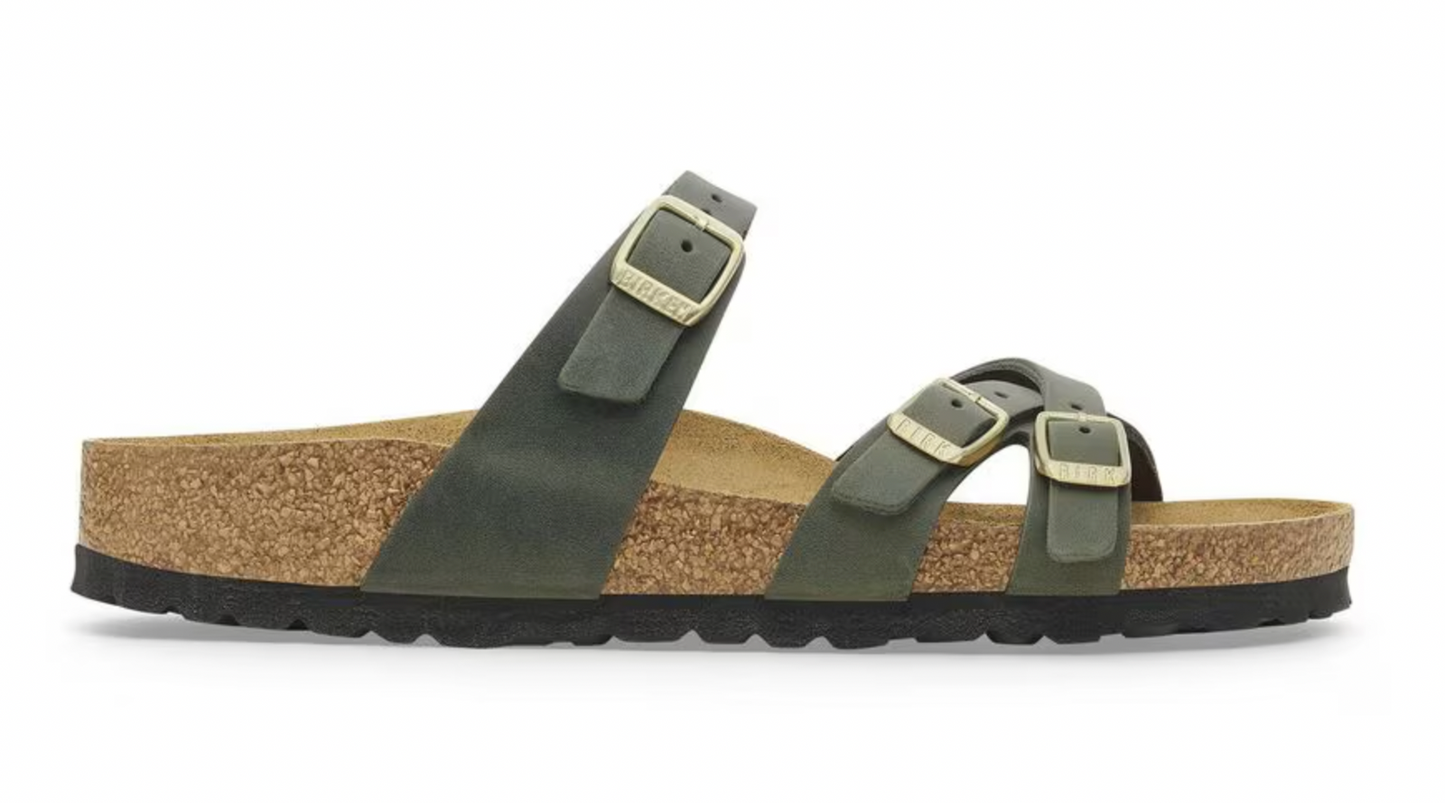 Birkenstock W Franca Oiled Leather THYME - REGULAR