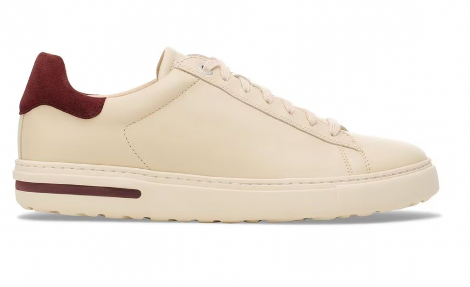 Birkenstock W Bend Low Leather EGGSHELL / ZINFANDEL