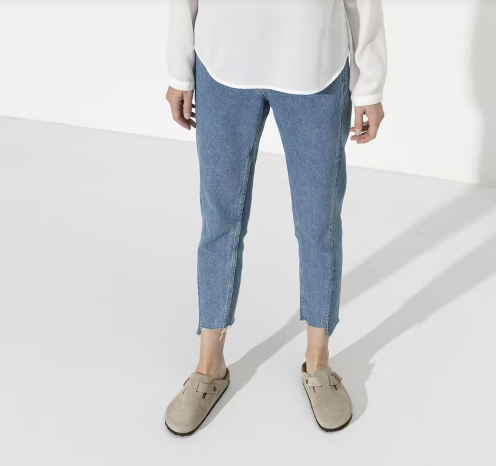 Birkenstock M Boston Suede TAUPE - REGULAR