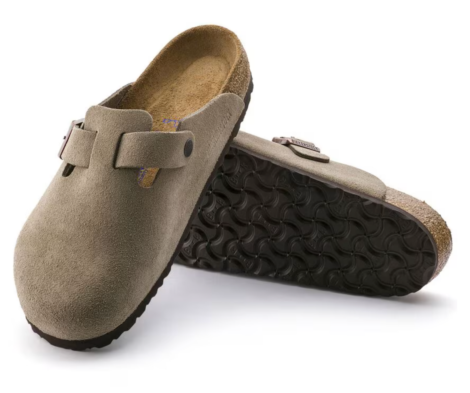 Birkenstock M Boston Suede TAUPE - REGULAR