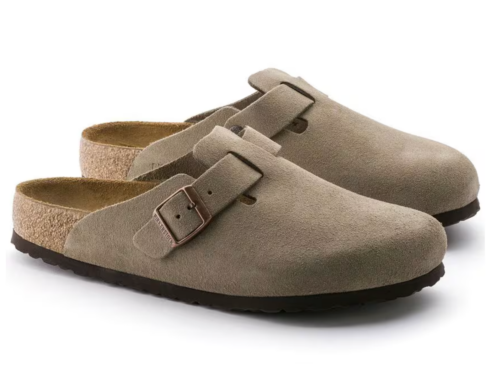 Birkenstock M Boston Suede TAUPE - REGULAR
