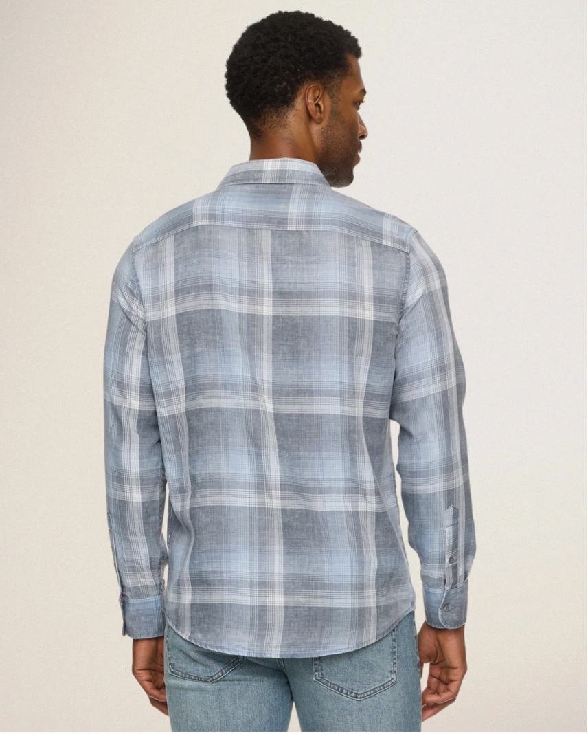 Flag & Anthem M LS Felton Vintage Plaid BLUE
