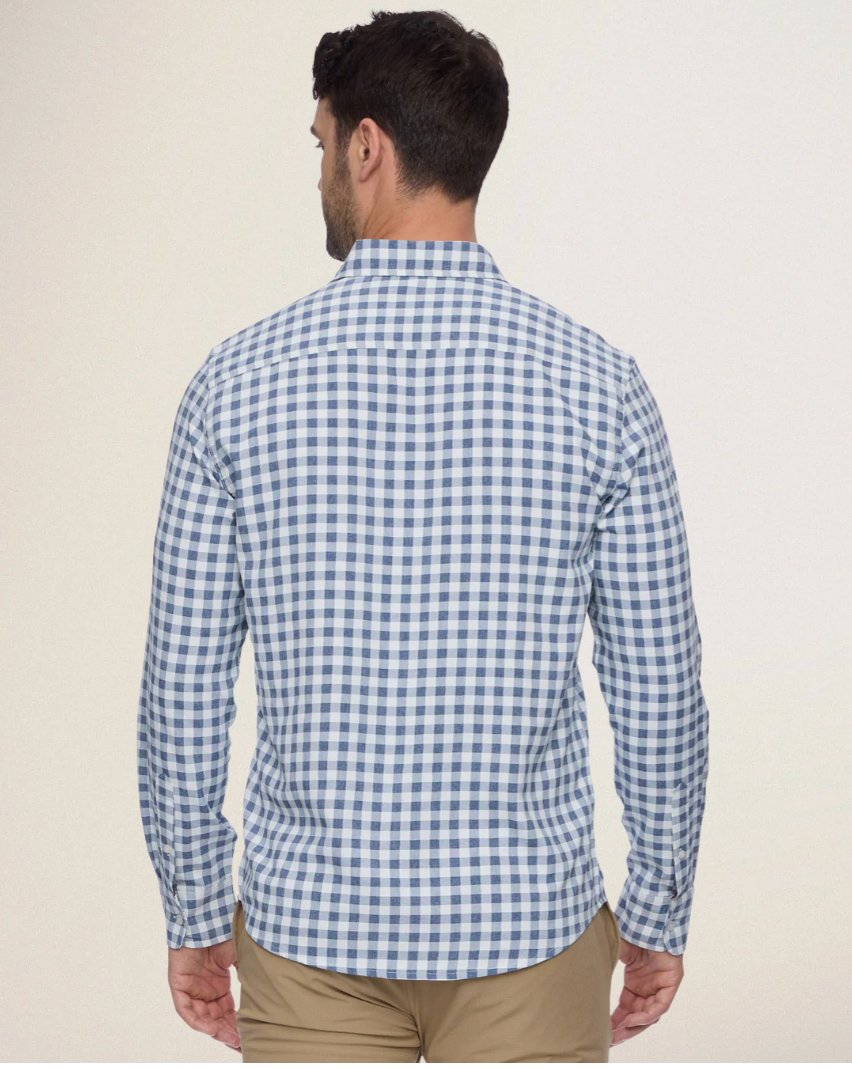 Flag & Anthem M LS Westerly Performance NAVY / WHITE