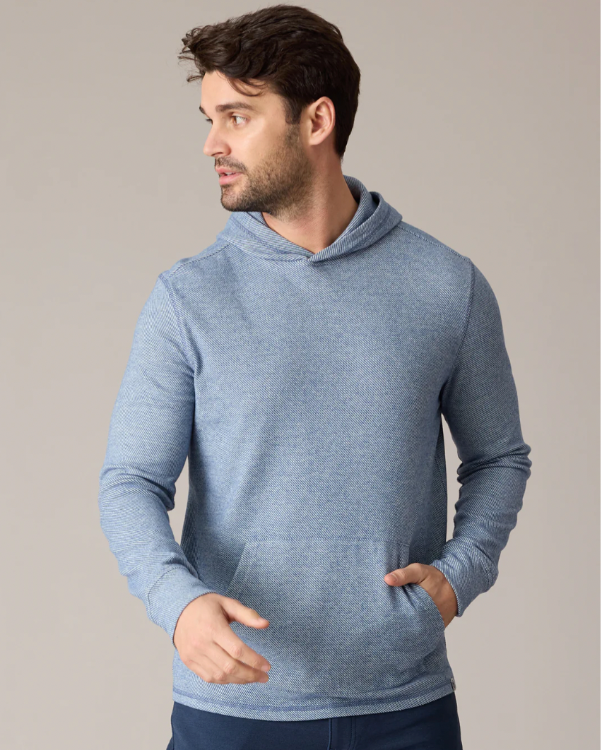 Flag & Anthem M Hero Solid Twill Hoodie BLUE