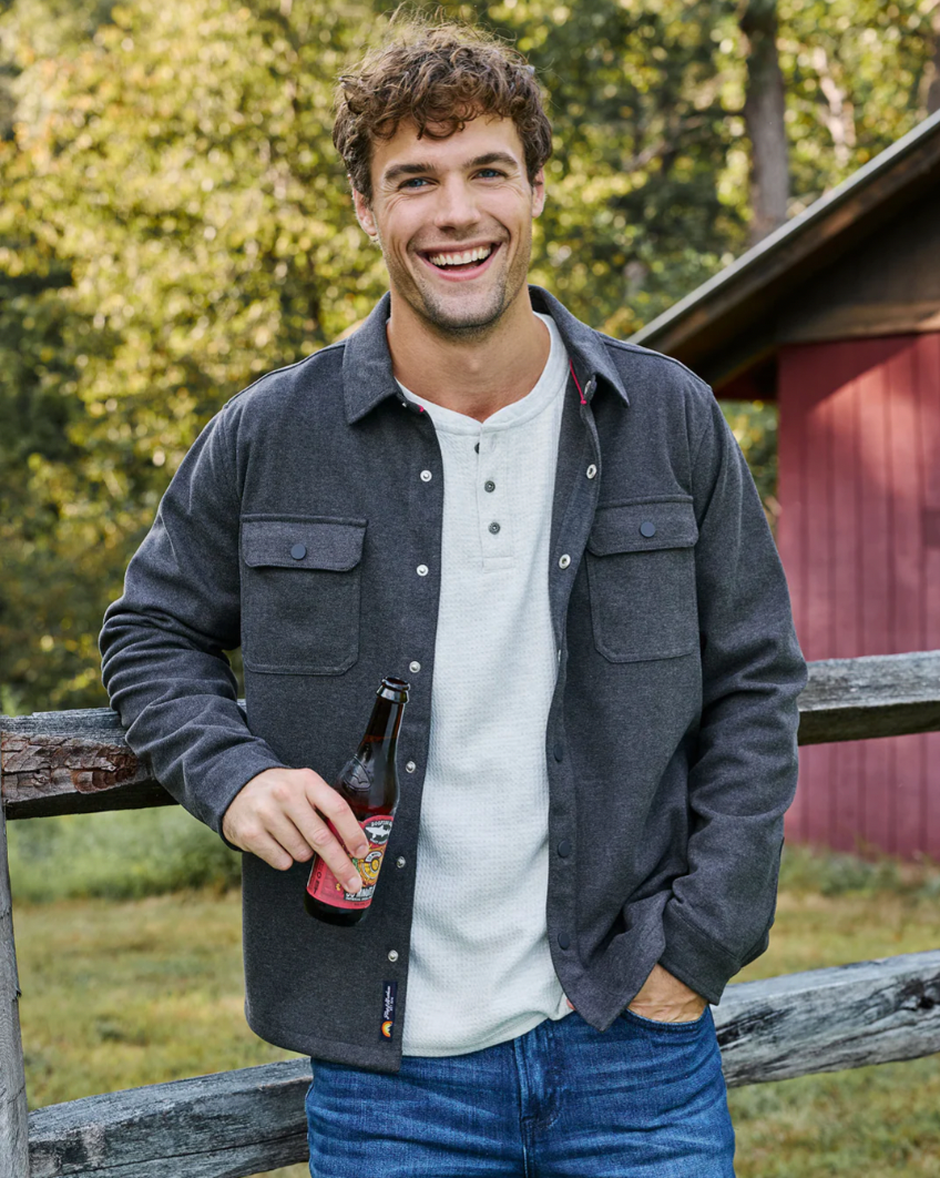 Flag & Anthem M LS Chatsworth Soft Waffle OATMEAL HEATHER