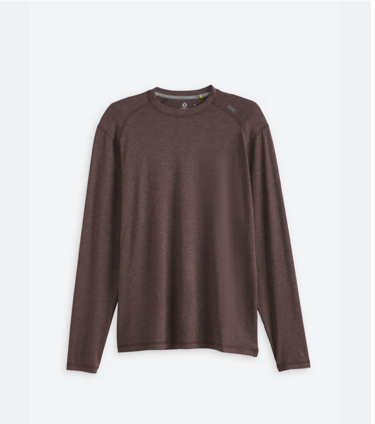 Tasc M LS Carrollton Tee MOCHA HEATHER