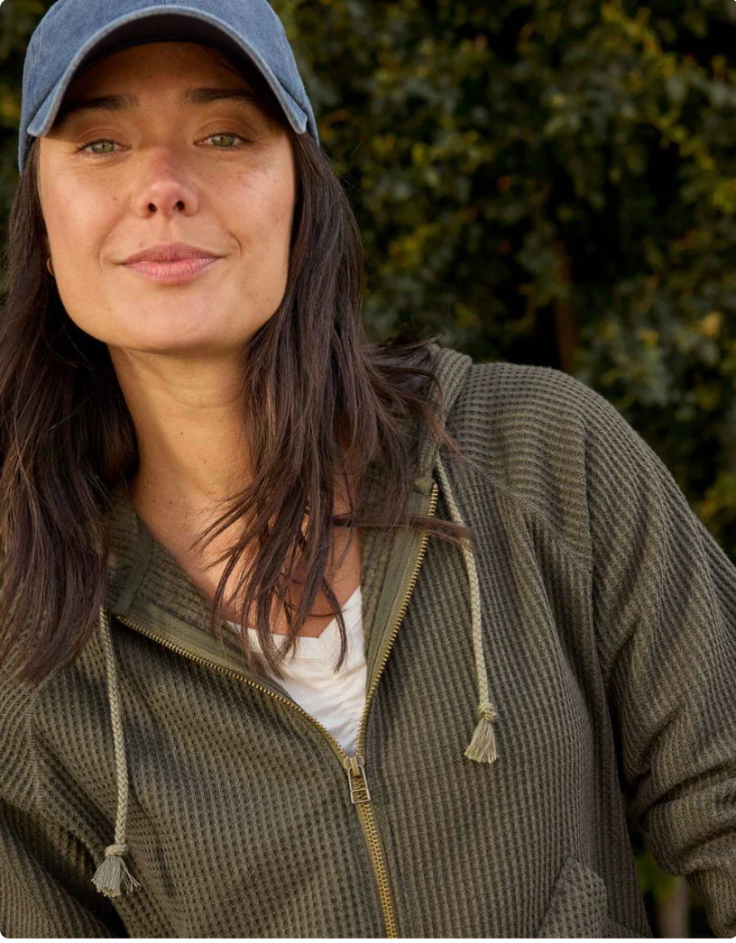 Toad & Co W Bitterroot Hoodie OLIVE