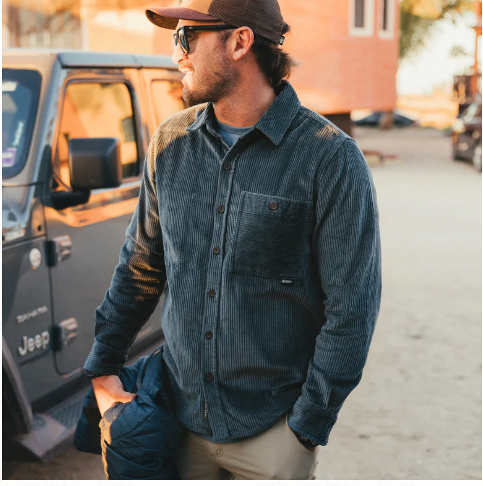 Howler Bros M Iquitos Overshirt DARK SLATE