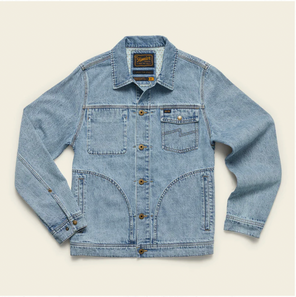 Howler Bros M Denim Depot Jacket LAUPER LIGHT WASH