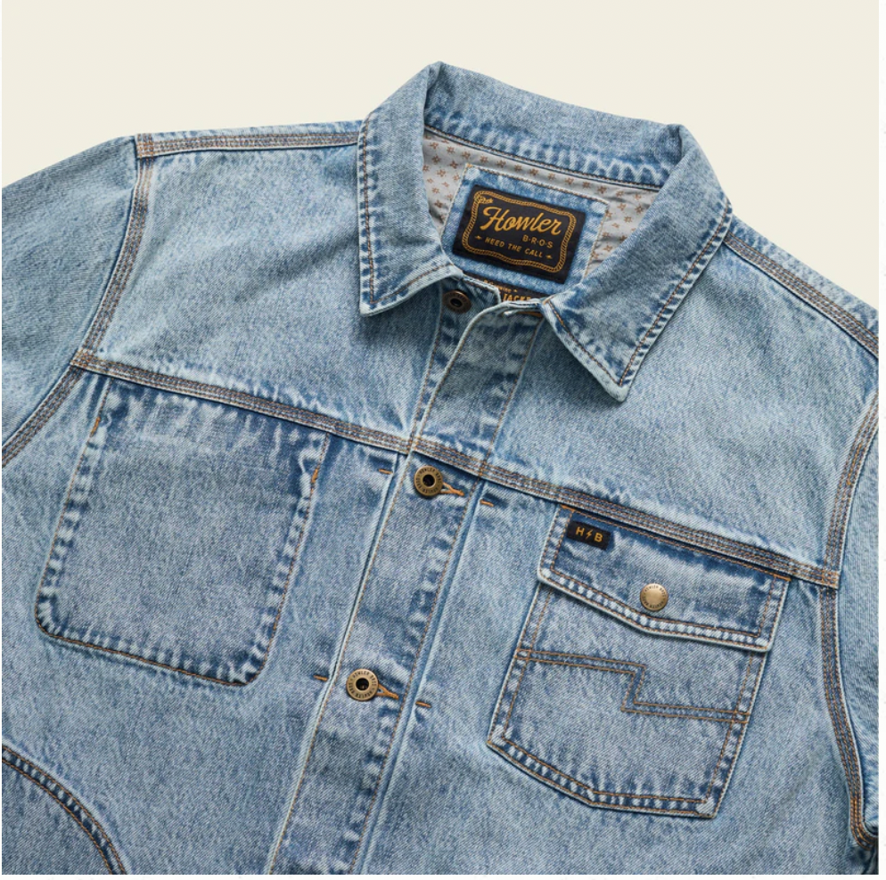 Howler Bros M Denim Depot Jacket LAUPER LIGHT WASH