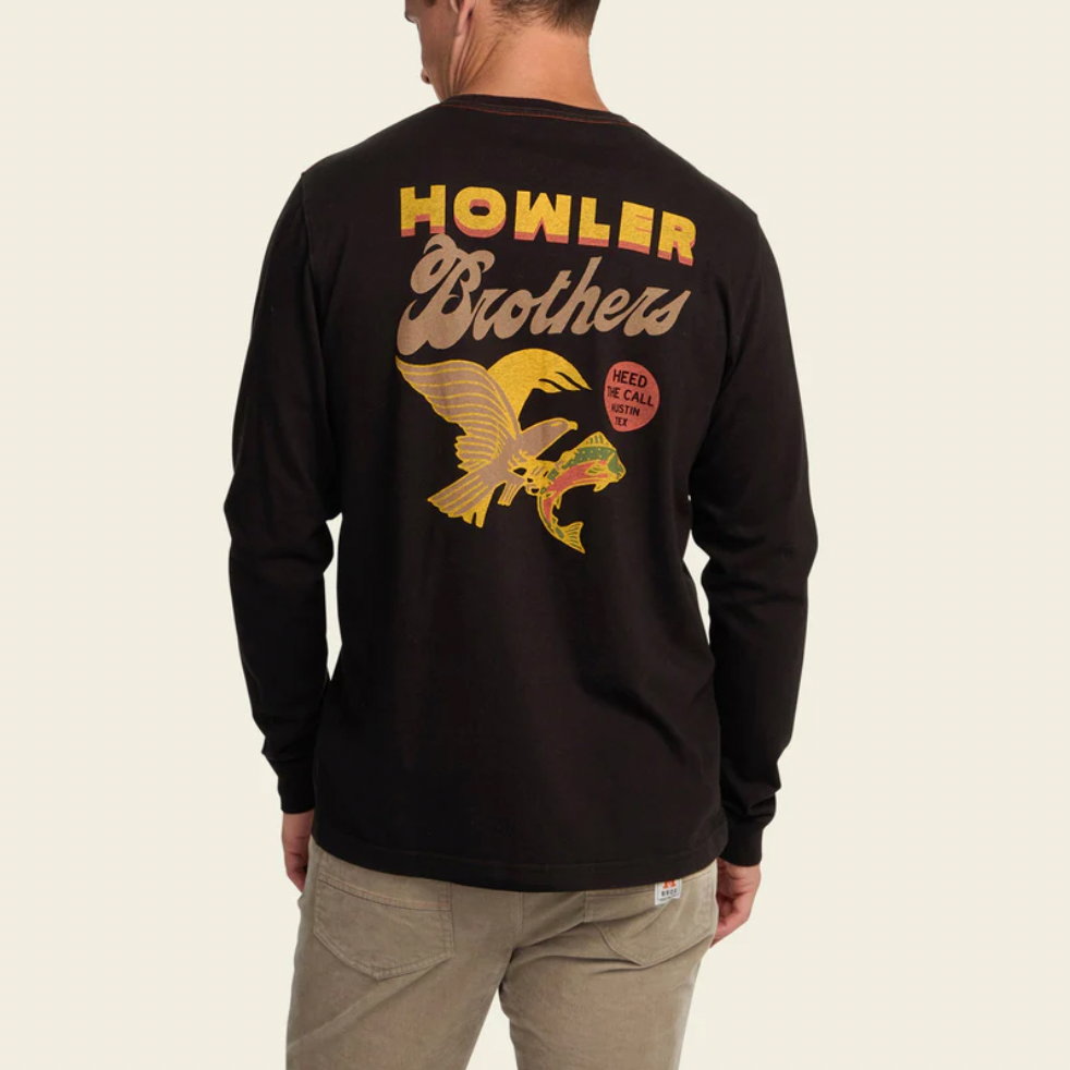 Howler Bros M LS Osprey Prey Tee BLACK