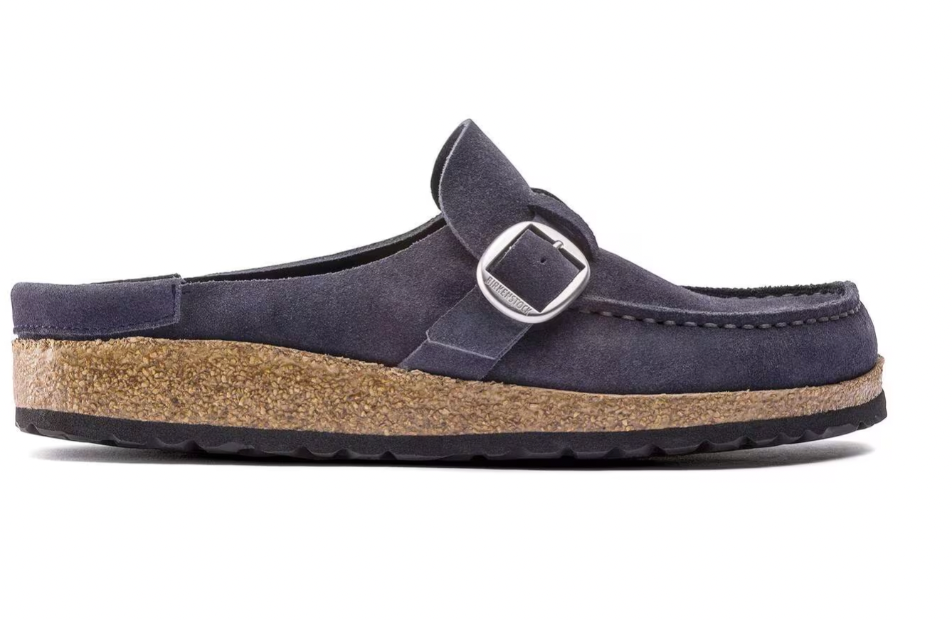 Birkenstock W Buckley Suede Leather NAVY - NARROW