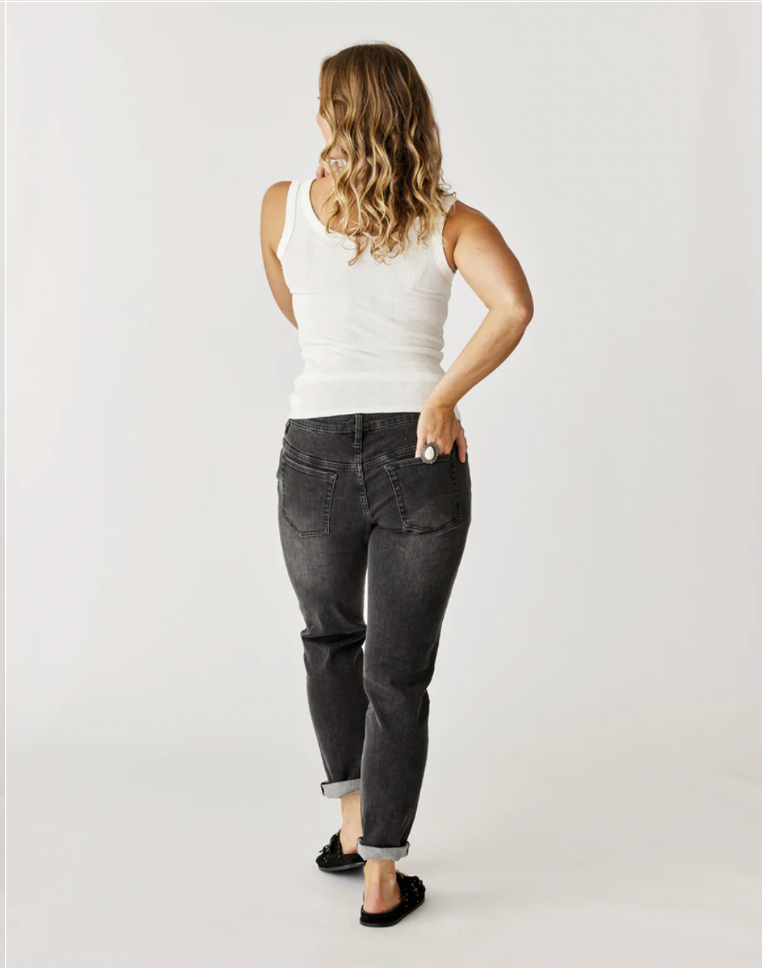 Carve Designs W Carson Jean WASHED BLACK