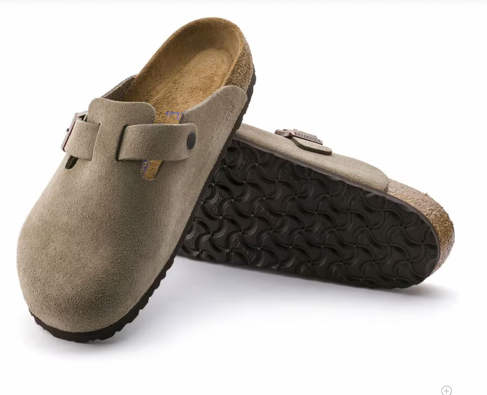 Birkenstock W Boston Suede TAUPE - NARROW