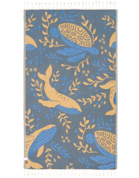 Serviette de plage Sand Cloud Barrier Reef, couleur naturelle - Taille unique