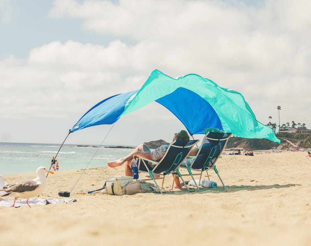 Shibumi Shade Mini With Wind Assist BLUE / TEAL