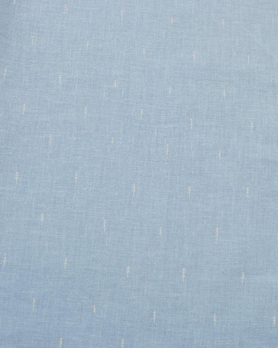 tentree M SS Mancos Shirt BLUE HAZE / SMALL TREE / VINTAGE WHITE