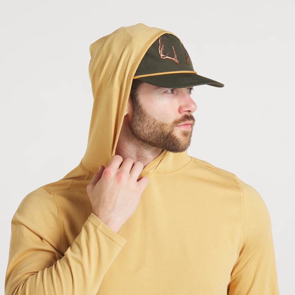 Southern Marsh M LS Classic Hoodie Tee Duck FIELD KHAKI