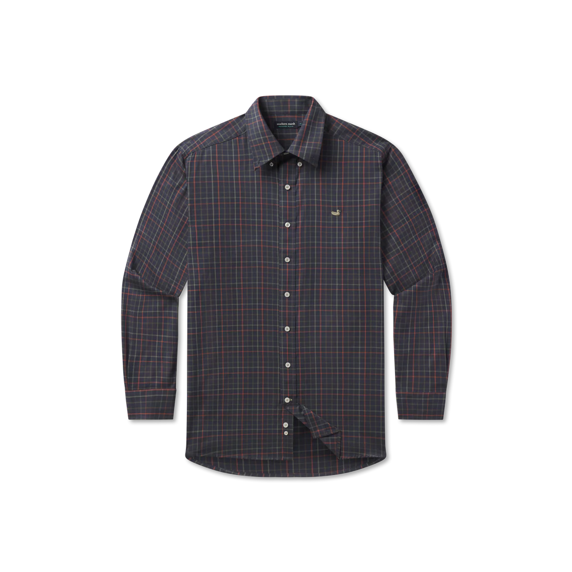Southern Marsh M LS Chateau Shirt NAVY/DARK OLIVE