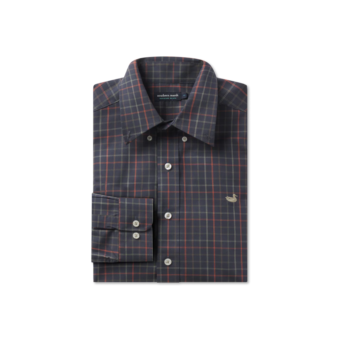 Southern Marsh M LS Chateau Shirt NAVY/DARK OLIVE