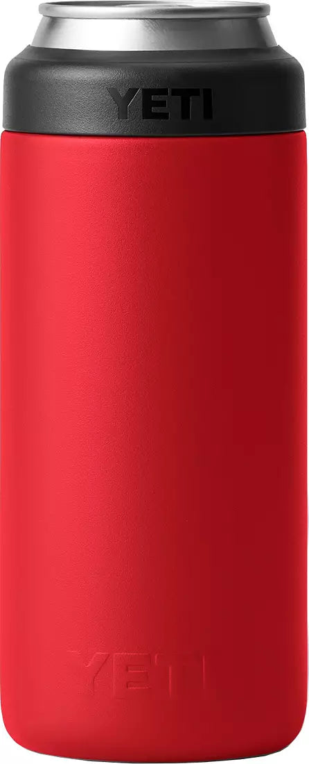 Yeti Rambler Colster Slim Can Insulator RESCUE RED