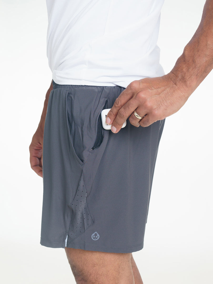 Tasc M 7" Recess 2-in-1 Short DARK ALLOY