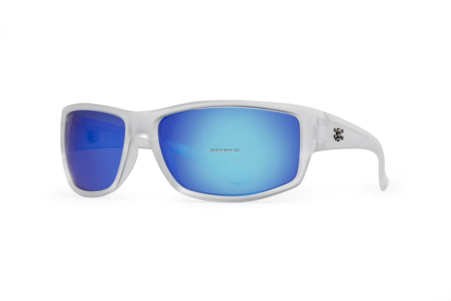 Lunettes de soleil Calcutta Arena CRYSTAL/BLUE MIRROR