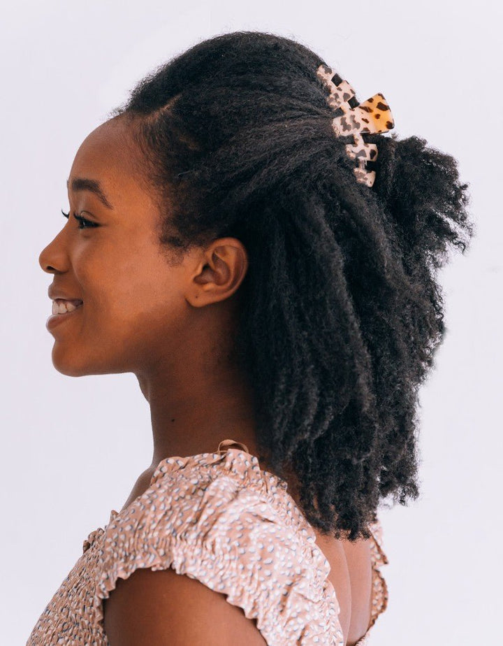 Teleties Small Classic Hair Clip BLONDE TORTOISE