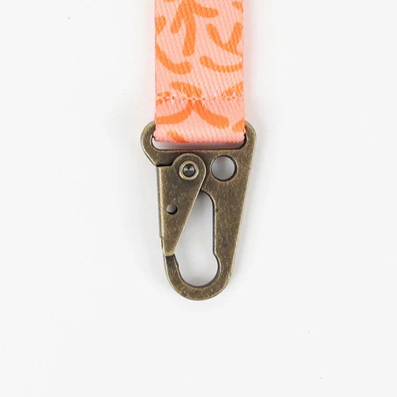 Thread Keychain Clip CORAL REEF