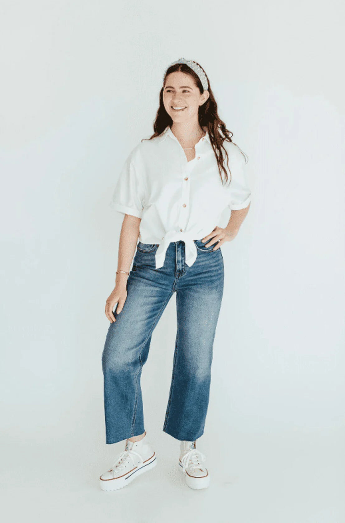 Flag & Anthem Blake Wide Leg Jean MEDIUM WASH