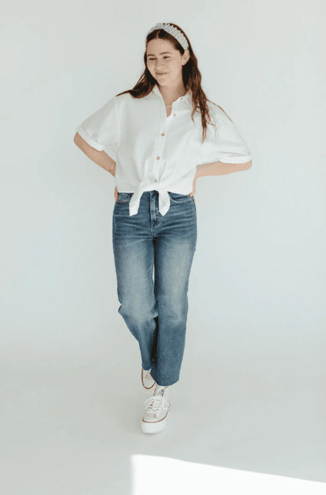 Flag & Anthem Blake Wide Leg Jean MEDIUM WASH