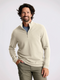 Free Fly M Waffle 1/4 Zip SANDSTONE