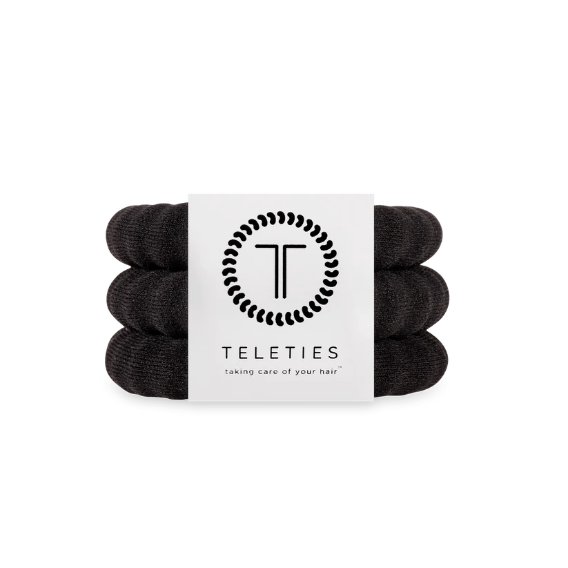 Teleties Large Nylon JET BLACK