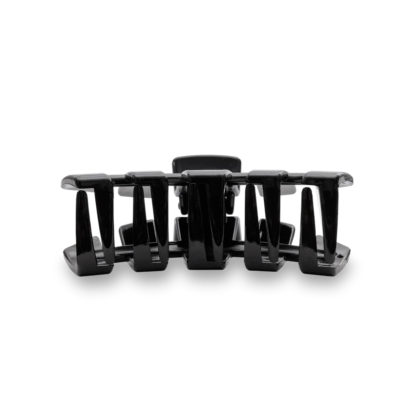 Teleties Medium Classic Hair Clip JET BLACK
