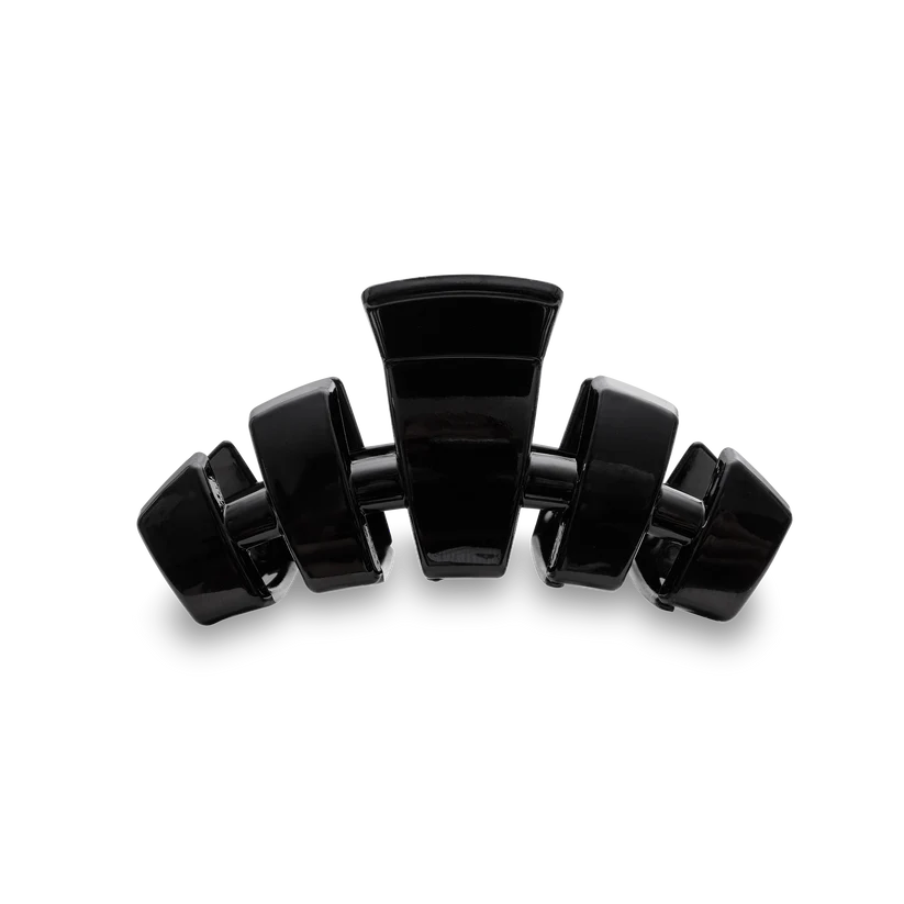 Teleties Medium Classic Hair Clip JET BLACK