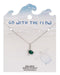 Bamboo Go With the Flow Necklace GREEN