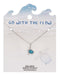 Bamboo Go With the Flow Necklace BLUE