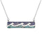 Bamboo Ocean & Earth Wave Necklace