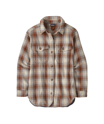 Patagonia W Fjord Loft Overshirt ALPENGLOW OAR TAN