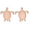 Pura Vida Sea Turtle Stud Earrings ROSE GOLD