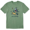 Life is M SS Crusher Tee Jake & Rocket Up 'n Autumn GRANITE GREEN