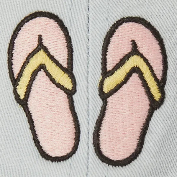 Life Is Good Chill Cap Flip Flops GLACIER BLUE