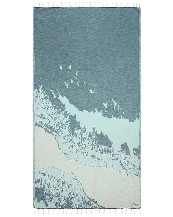 Sand Cloud Sunset Beach Beach Towel DEEP OCEAN - REG