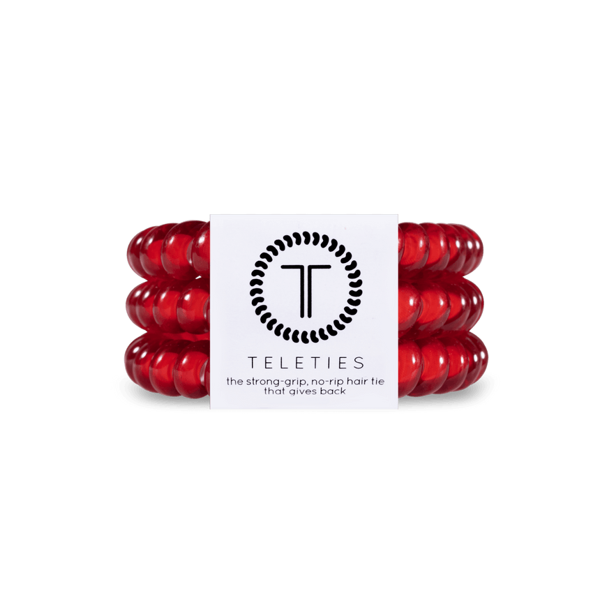 Teleties Small 3-Pack SCARLET RED