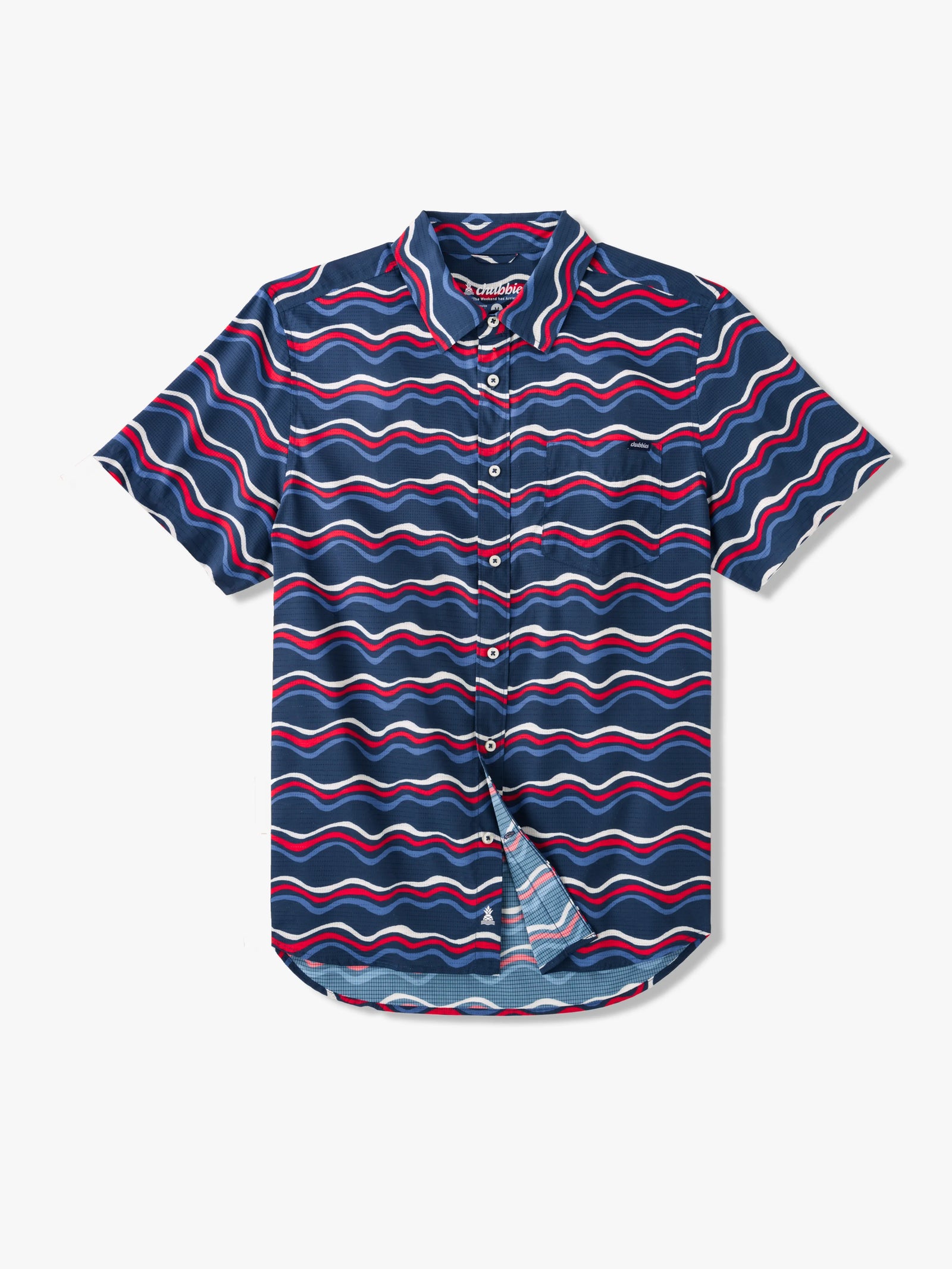 Chubbies M SS Friday Shirt THE SEA TO SHINING SEA