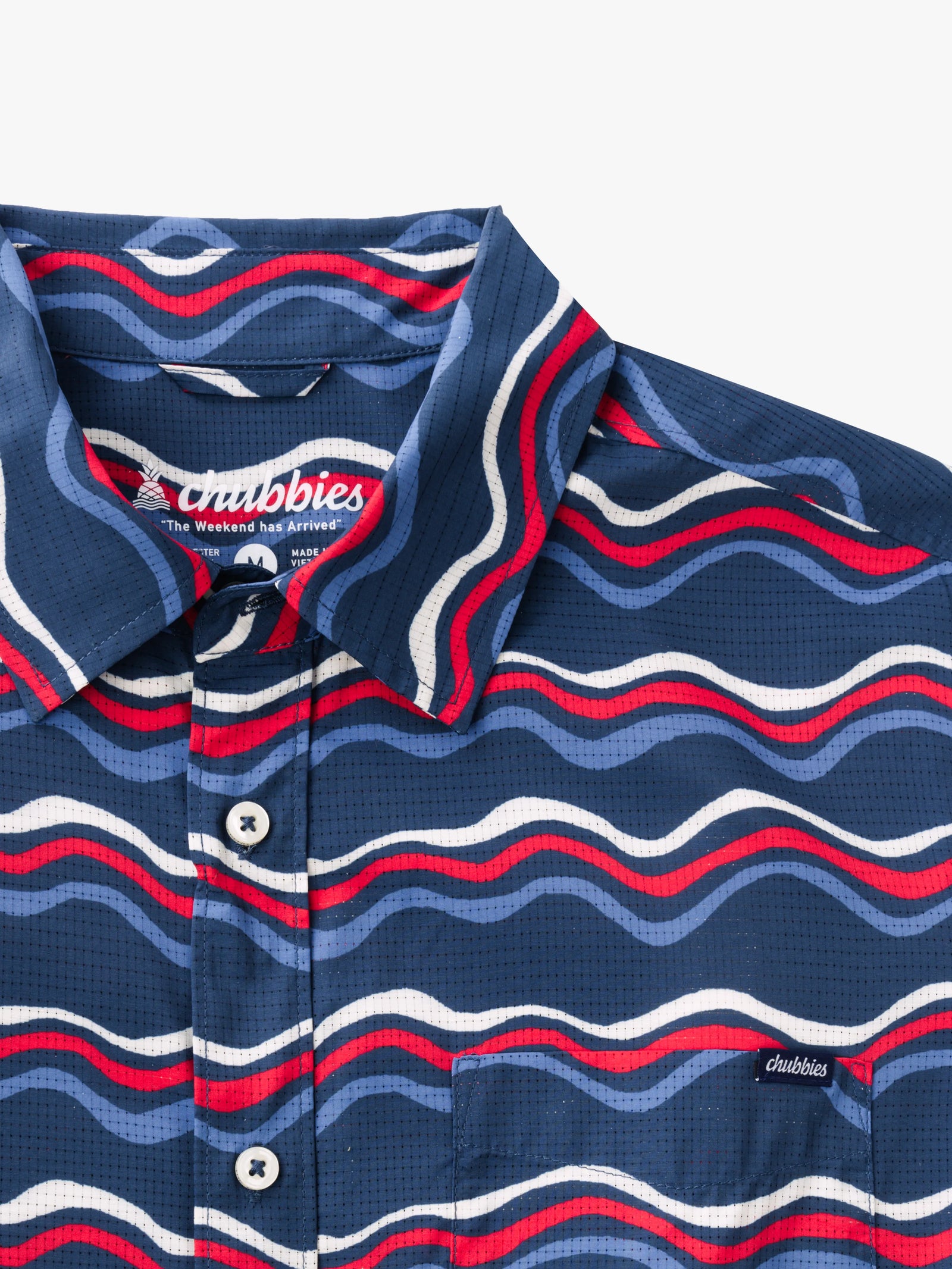 Chubbies M SS Friday Shirt THE SEA TO SHINING SEA