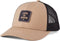Life is Good Clean Square LIG Trucker Hat TAN